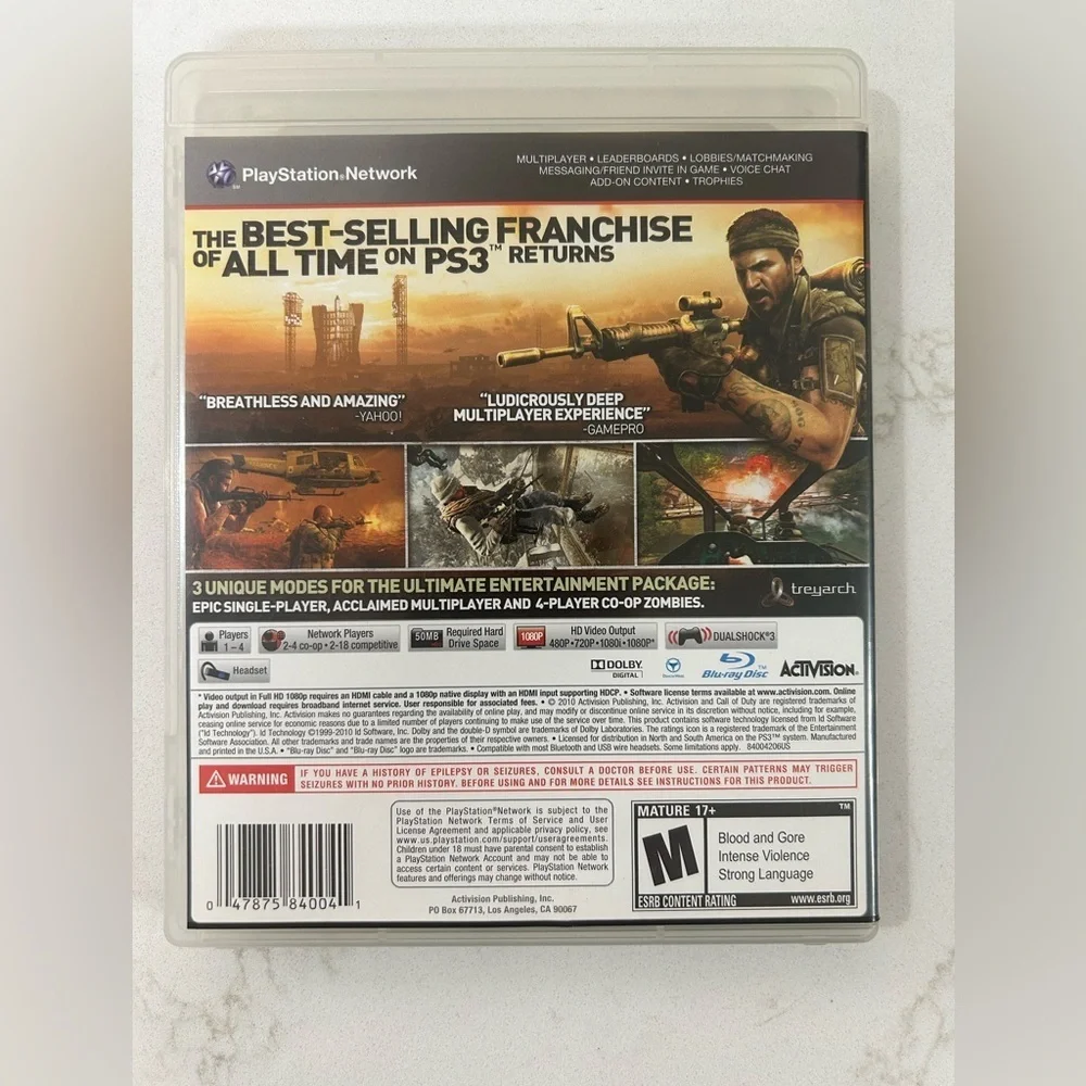 Sony ps3 call